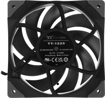 Вентилятор для корпуса Thermaltake Toughfan 12 120х120x25 черный 4-pin 22.3дБ (CL-F117-PL12BL-A) Ret - купить недорого с доставкой в интернет-магазине