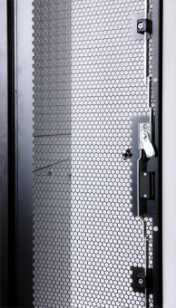 Шкаф серверный ЦМО (ШТК-СП-48.8.12-48АА-9005) напольный 48U 800x1130мм пер.дв.перфор. задн.дв.перфор.2-хст. 2 бок.пан. направл.под закл.гайки 1350кг черный 890мм 170кг 180град. 2215мм - купить недорого с доставкой в интернет-магазине