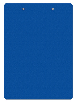 Папка-планшет Бюрократ -PD6004/BLUE A4 пластик 1.2мм синий - купить недорого с доставкой в интернет-магазине