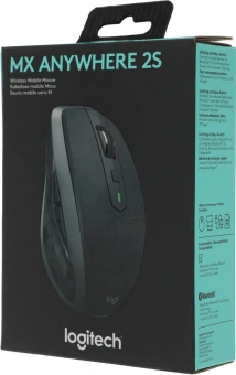 Мышь Logitech MX Anywhere 2S черный оптическая 4000dpi беспров. BT/Radio USB 7but (910-006211) - купить недорого с доставкой в интернет-магазине