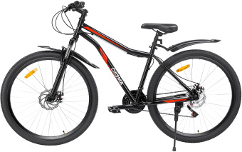 Велосипед Digma Big горный рам.:18" кол.:29" черный 16.78кг (BIG-29/18-ST-S-BK) - купить недорого с доставкой в интернет-магазине