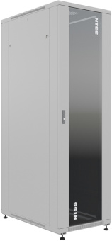 Шкаф серверный NTSS Премиум (NTSS-R42U60100GS) напольный 42U 600x1000мм пер.дв.стекл металл 900кг серый 910мм 1987мм IP20 сталь укомплектованный - купить недорого с доставкой в интернет-магазине