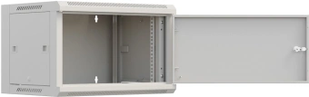 Шкаф коммутационный NTSS Премиум (NTSS-W6U6045FD) настенный 6U 570x450мм пер.дв.металл 60кг серый 18кг - купить недорого с доставкой в интернет-магазине