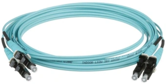 Патч-корд Panduit Opti-Core FX2ELLNSNSNM003 2x50/125 OM3 LC дуплекс-SC дуплекс 3м LSZH аквамарин - купить недорого с доставкой в интернет-магазине