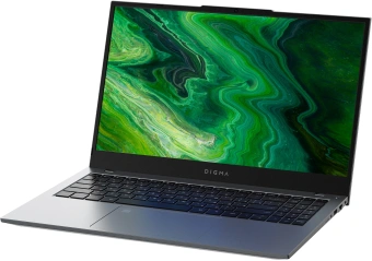 Ноутбук Digma Pro Fortis M Core i5 1235U 16Gb SSD512Gb Intel Iris Xe graphics 15.6" IPS FHD (1920x1080) Windows 11 Professional grey WiFi BT Cam 4250mAh (DN15P5-ADXW05) - купить недорого с доставкой в интернет-магазине