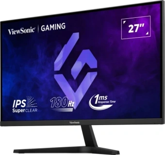 Монитор ViewSonic 27" VX27G1-HD черный IPS LED 16:9 HDMI матовая 300cd 178гр/178гр 1920x1080 180Hz DP FHD 3.5кг - купить недорого с доставкой в интернет-магазине