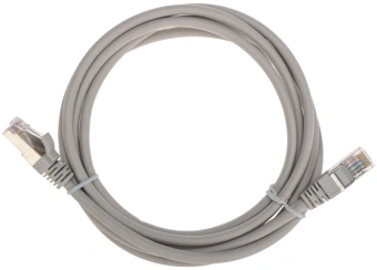 Патч-корд Rexant 02-0110-2 F/UTP RJ-45 вил.-вилка RJ-45 кат.5E 2м серый LSZH - купить недорого с доставкой в интернет-магазине