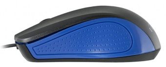 Мышь Оклик 225M черный/синий оптическая (1000dpi) USB (3but) - купить недорого с доставкой в интернет-магазине