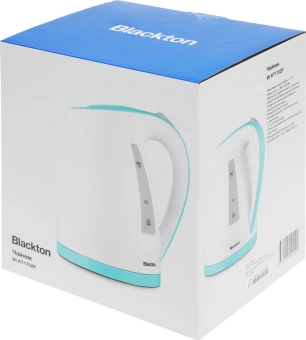 Чайник электрический Blackton Bt KT1702P 1.7л. 2200Вт белый/зеленый корпус: пластик (86185602) - купить недорого с доставкой в интернет-магазине