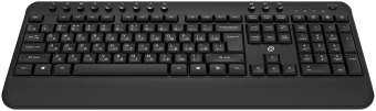 Клавиатура Оклик K257W черный USB беспроводная Multimedia (подставка для запястий) (2070286) - купить недорого с доставкой в интернет-магазине
