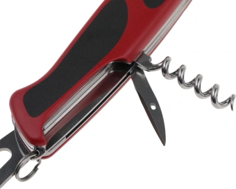 Нож перочинный Victorinox RangerGrip 61 (0.9553.MC) 130мм 11функц. красный/черный карт.коробка - купить недорого с доставкой в интернет-магазине
