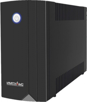 Источник бесперебойного питания Импульс ЮНИОР 1000 600Вт 1000ВА черный - купить недорого с доставкой в интернет-магазине