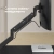 Кронштейн для мониторов Onkron G130 черный 17"-57" макс.27кг настольный поворот и наклон - купить недорого с доставкой в интернет-магазине