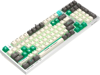 Клавиатура A4Tech Bloody S98 Pixels Green механическая белый/бежевый USB for gamer LED (S98) - купить недорого с доставкой в интернет-магазине