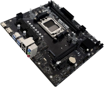 Материнская плата Biostar B650MS2-E SocketAM5 AMD B650 2xDDR5 mATX AC`97 8ch(7.1) 2.5Gg RAID+HDMI+DP - купить недорого с доставкой в интернет-магазине
