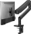 Кронштейн для мониторов Ultramounts UM730 черный 17"-45" макс.16кг крепление к столешнице поворот и наклон - купить недорого с доставкой в интернет-магазине