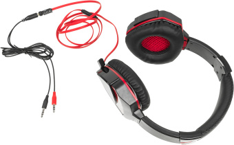 Наушники с микрофоном A4Tech Bloody G500 черный/красный 1.5м мониторные оголовье (A4TECH G500) - купить недорого с доставкой в интернет-магазине