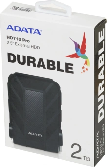 Жесткий диск A-Data USB 3.0 2TB AHD710P-2TU31-CBK HD710Pro DashDrive Durable 2.5" черный - купить недорого с доставкой в интернет-магазине