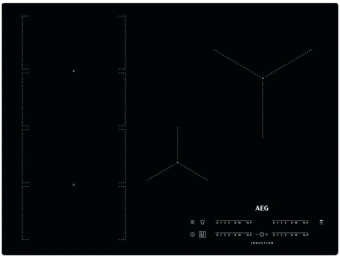 Индукционная варочная поверхность AEG IKE74471IB черный - купить недорого с доставкой в интернет-магазине