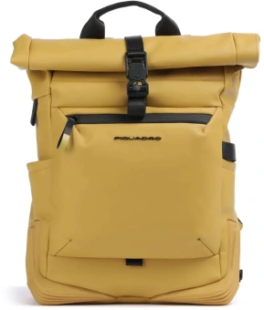 Рюкзак Piquadro Corner 2.0 CA6291C2OW/G роллтоп желтый полиуретан/полиэстер - купить недорого с доставкой в интернет-магазине