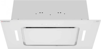 Вытяжка встраиваемая Meferi Inbox glass comfort 60wh белый управление: сенсорное (1 мотор) - купить недорого с доставкой в интернет-магазине