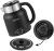 Чайник электрический Kitfort КТ-6196-1 1.5л. 2200Вт черный/серебристый (корпус: нержавеющая сталь) - купить недорого с доставкой в интернет-магазине