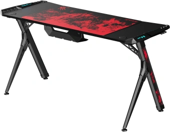 Стол игровой Bloody BD-TB101 столешница ЛДСП карбон каркас черный 140x75x75см - купить недорого с доставкой в интернет-магазине