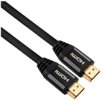 Кабель аудио-видео Ultra HD 8K HDMI (m)/HDMI (m) 1м. Позолоченные контакты черный - купить недорого с доставкой в интернет-магазине