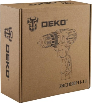 Дрель-шуруповерт Deko ZKCD80FU-Li SET 1 аккум. патрон:быстрозажимной (063-4127) - купить недорого с доставкой в интернет-магазине