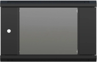 Шкаф коммутационный NTSS (NTSS-W9U6045GS-2BL) настенный 9U 570x450мм пер.дв.стекл 60кг черный 20.1кг 220град. IP20 - купить недорого с доставкой в интернет-магазине
