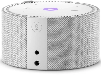 Умная колонка Yandex Станция Мини с часами Алиса серый 10W 1.0 BT 10м (YNDX-00020G) - купить недорого с доставкой в интернет-магазине