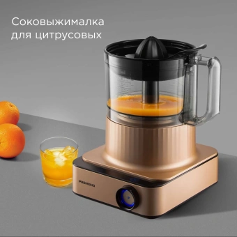 Кухонный комбайн Редмонд FP608 1300Вт бронзовый - купить недорого с доставкой в интернет-магазине