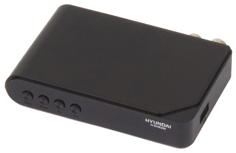 Ресивер DVB-T2 Hyundai H-DVB200 черный - купить недорого с доставкой в интернет-магазине