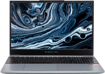 Ноутбук Digma Pro Breve Ryzen 5 Pro 5675U 8Gb SSD512Gb AMD Radeon 15.6" IPS FHD (1920x1080) Windows 11 Professional silver WiFi BT Cam 4500mAh (DN15R5-8DXW06) - купить недорого с доставкой в интернет-магазине
