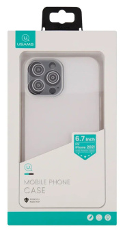 Чехол (клип-кейс) для Apple iPhone 13 Pro Max Usams US-BH779 белый (матовый) (УТ000028083) - купить недорого с доставкой в интернет-магазине