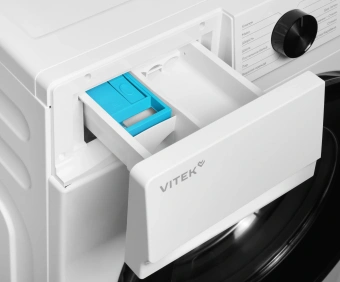 Стиральная машина Vitek VT-WSE6001 класс: A+++ загр.фронтальная макс.:6кг белый инвертор - купить недорого с доставкой в интернет-магазине