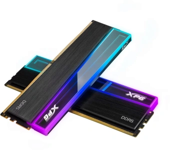 Память DDR5 2x16GB 6400MHz A-Data AX5U6400C3216G-DCNKRBK XPG Novakey RGB RTL Gaming PC5-51200 CL32 DIMM UDIMM ECC 288-pin 1.4В kit dual rank с радиатором Ret - купить недорого с доставкой в интернет-магазине