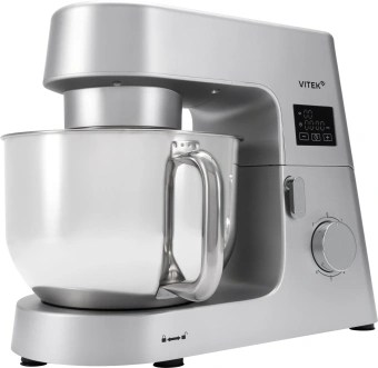 Миксер планетарный Vitek VT-PM0550 2000Вт серебристый - купить недорого с доставкой в интернет-магазине