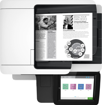 МФУ лазерный HP LaserJet Enterprise M528f (1PV65A) A4 Duplex Net белый - купить недорого с доставкой в интернет-магазине