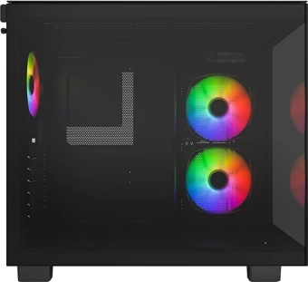 Корпус Montech King 65 PRO черный без БП ATX 8x120mm 6x140mm 2xUSB3.0 audio bott PSU - купить недорого с доставкой в интернет-магазине