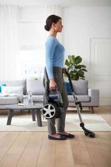 Пылесос Philips 3000 Series FC9331/09 900Вт черный/синий - купить недорого с доставкой в интернет-магазине