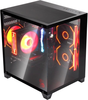 Корпус Bloody BD-CC105 черный без БП mATX 5x120mm 1xUSB2.0 1xUSB3.0 audio bott PSU - купить недорого с доставкой в интернет-магазине