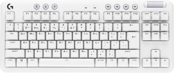Клавиатура Logitech G715 TKL механическая белый USB беспроводная BT/Radio Multimedia for gamer LED (подставка для запястий) (920-010464) - купить недорого с доставкой в интернет-магазине