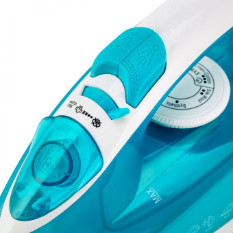 Утюг Vitek 8307-VT-01 2400Вт бирюзовый/белый - купить недорого с доставкой в интернет-магазине