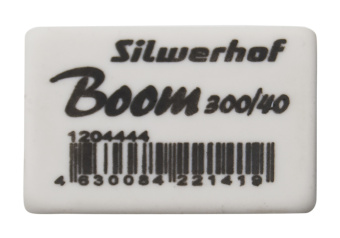 Ластик Silwerhof Boom 300/40 181148 35.5х23х8мм каучук термопластичный белый - купить недорого с доставкой в интернет-магазине