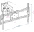 Кронштейн для телевизора Arm Media PT-16 черный 22"-65" макс.40кг настенный поворотно-выдвижной и наклонный - купить недорого с доставкой в интернет-магазине