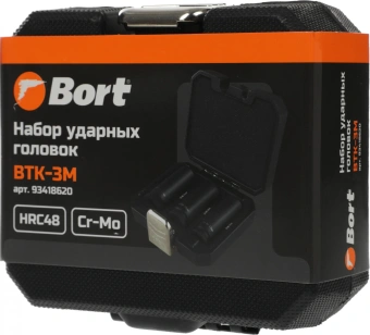 Набор головок Bort BTK-3M 3 предмета (жесткий кейс) - купить недорого с доставкой в интернет-магазине