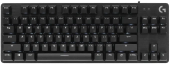 Клавиатура Logitech G412 TKL механическая черный USB for gamer LED (920-010449) - купить недорого с доставкой в интернет-магазине