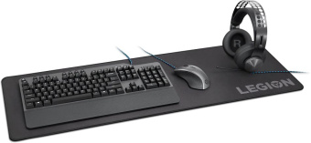 Коврик для мыши Lenovo Legion Gaming XL черный 900x300x3мм (GXH0W29068) - купить недорого с доставкой в интернет-магазине