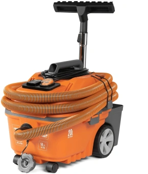 Строительный пылесос Daewoo DAVC 2014S 1400Вт (уборка: сухая/сбор воды/выдув) оранжевый - купить недорого с доставкой в интернет-магазине